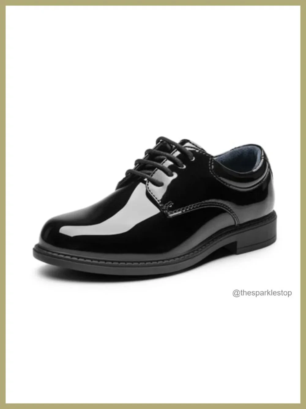 Boys' Oxford Lace-Up Dress Shoes Faux Leather Cushioned Low Top